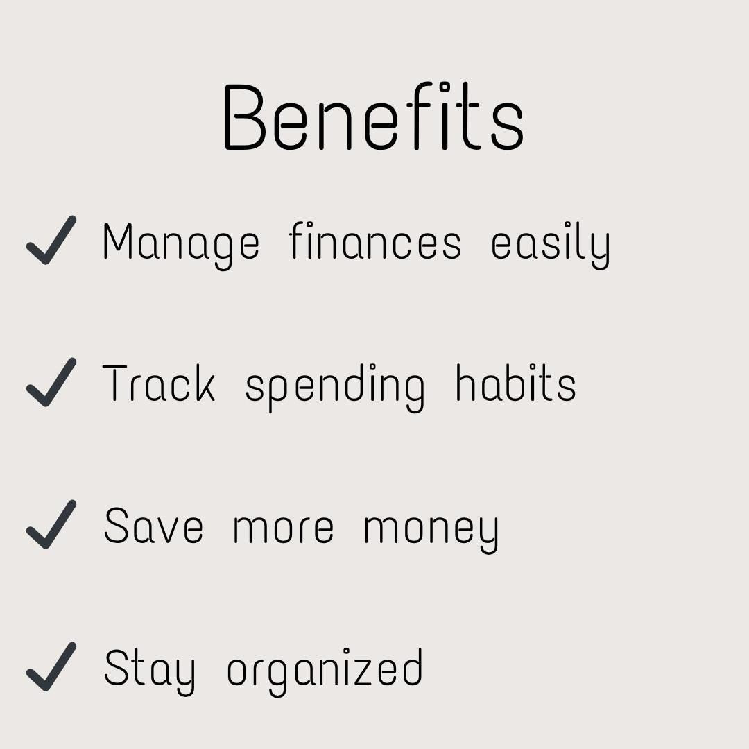 Monthly Budget Planner Printable A4 US Letter PDF | Income Expense Tracker Money Management Instant Download