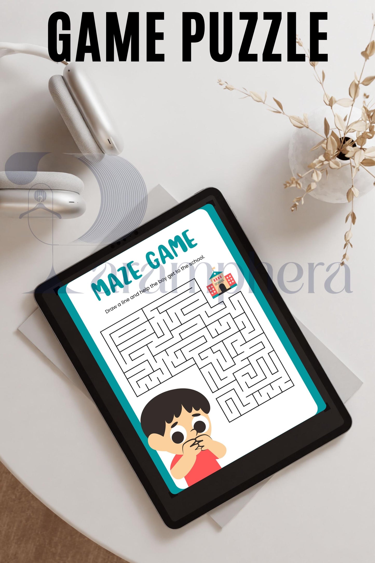 Printable Maze Challenge | Escape Room Activity for Kids | Birthday Party Game | Instant Download Puzzle