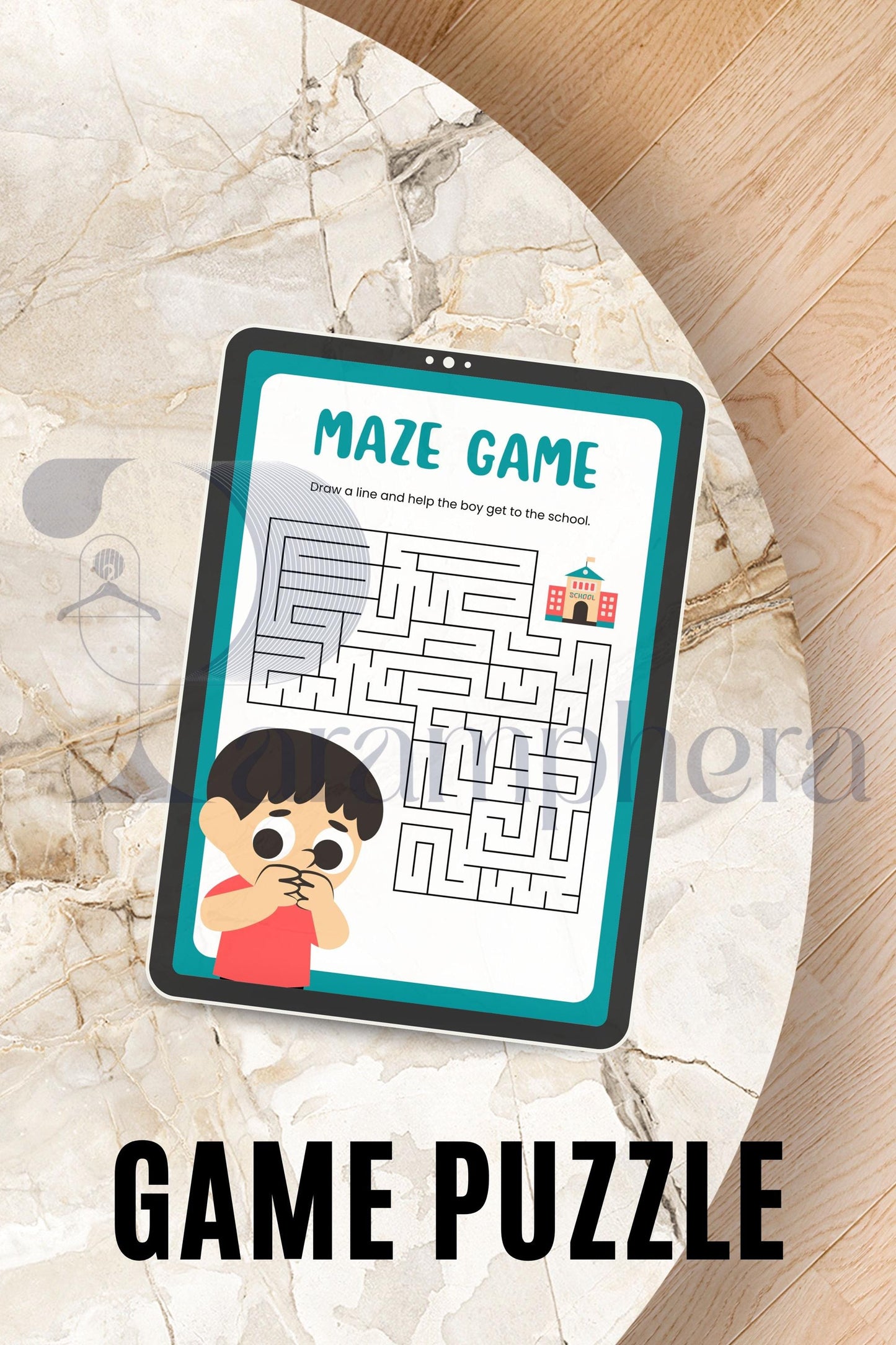 Printable Maze Challenge | Escape Room Activity for Kids | Birthday Party Game | Instant Download Puzzle
