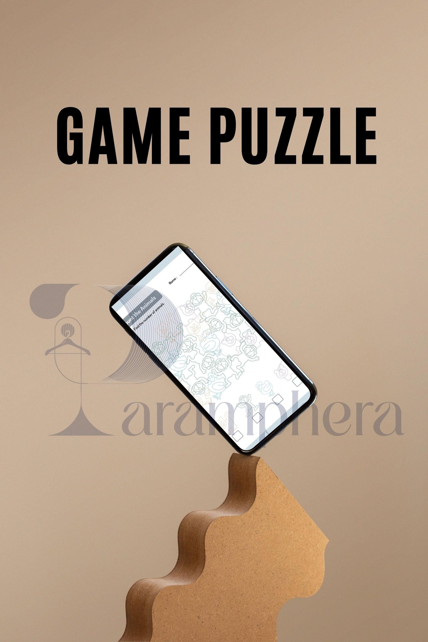 Printable Count the animal| Escape Room Activity | Kids Party Game | Educational Puzzle PDF