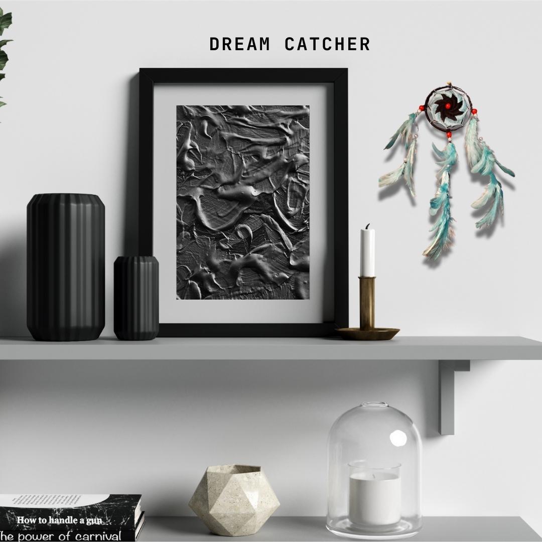 Set of 5 Handmade Dreamcatchers – Boho Wall Hanging Decor, Feather Dream Catcher for Bedroom, Nursery, Positive Energy & Gifts