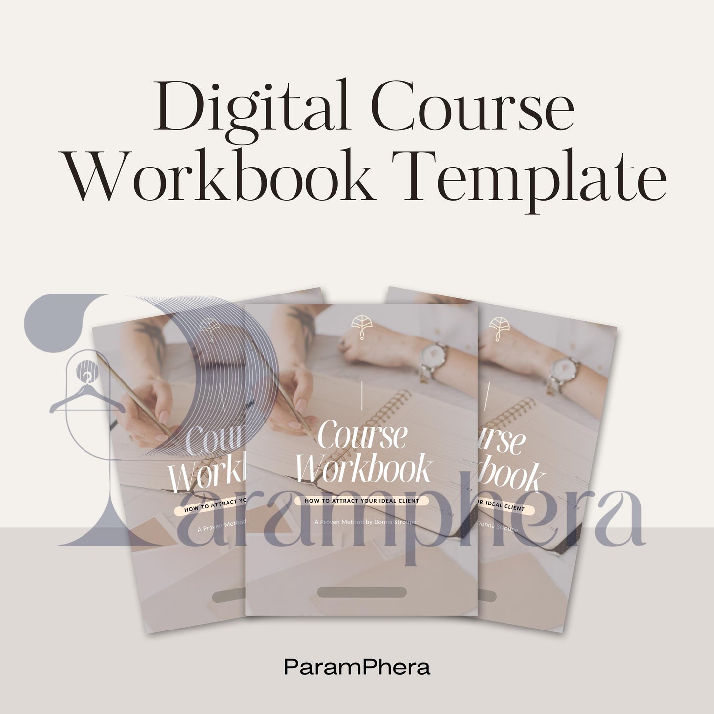 Editable Course Workbook Template Canva | Online Coach Workbook | Digital Course Guide | PDF Printable Workbook