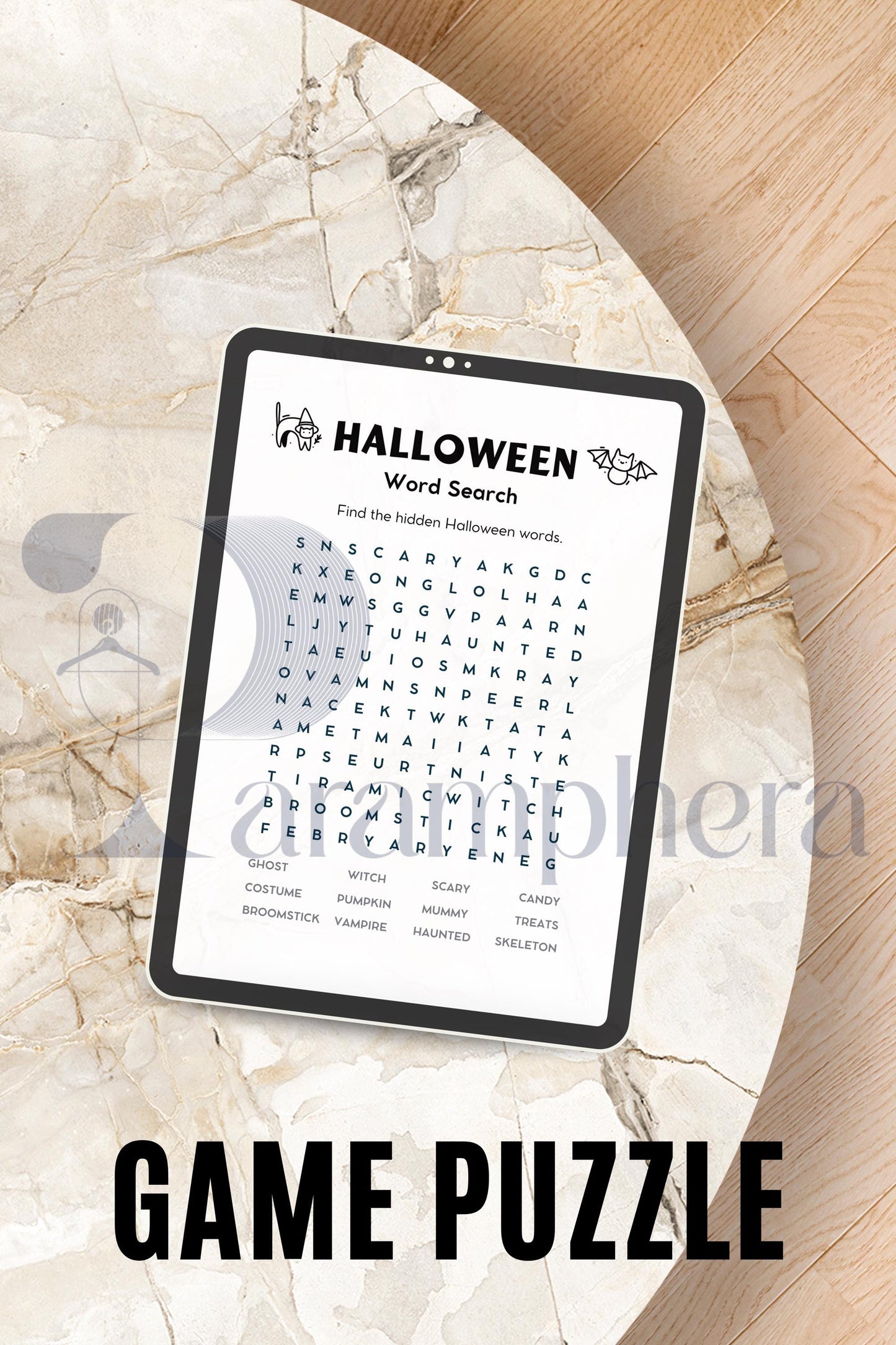Printable Word Search Puzzle | Escape Room Theme | Kids Activity Game | Birthday Party Printable | Instant Download