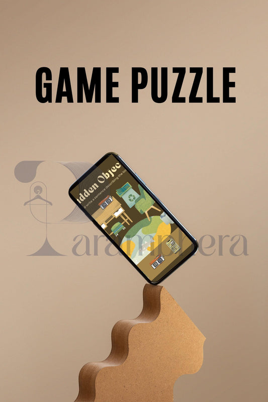 Printable Hidden Object Puzzle | Escape Room Activity | Kids Party Game | Educational Puzzle PDF