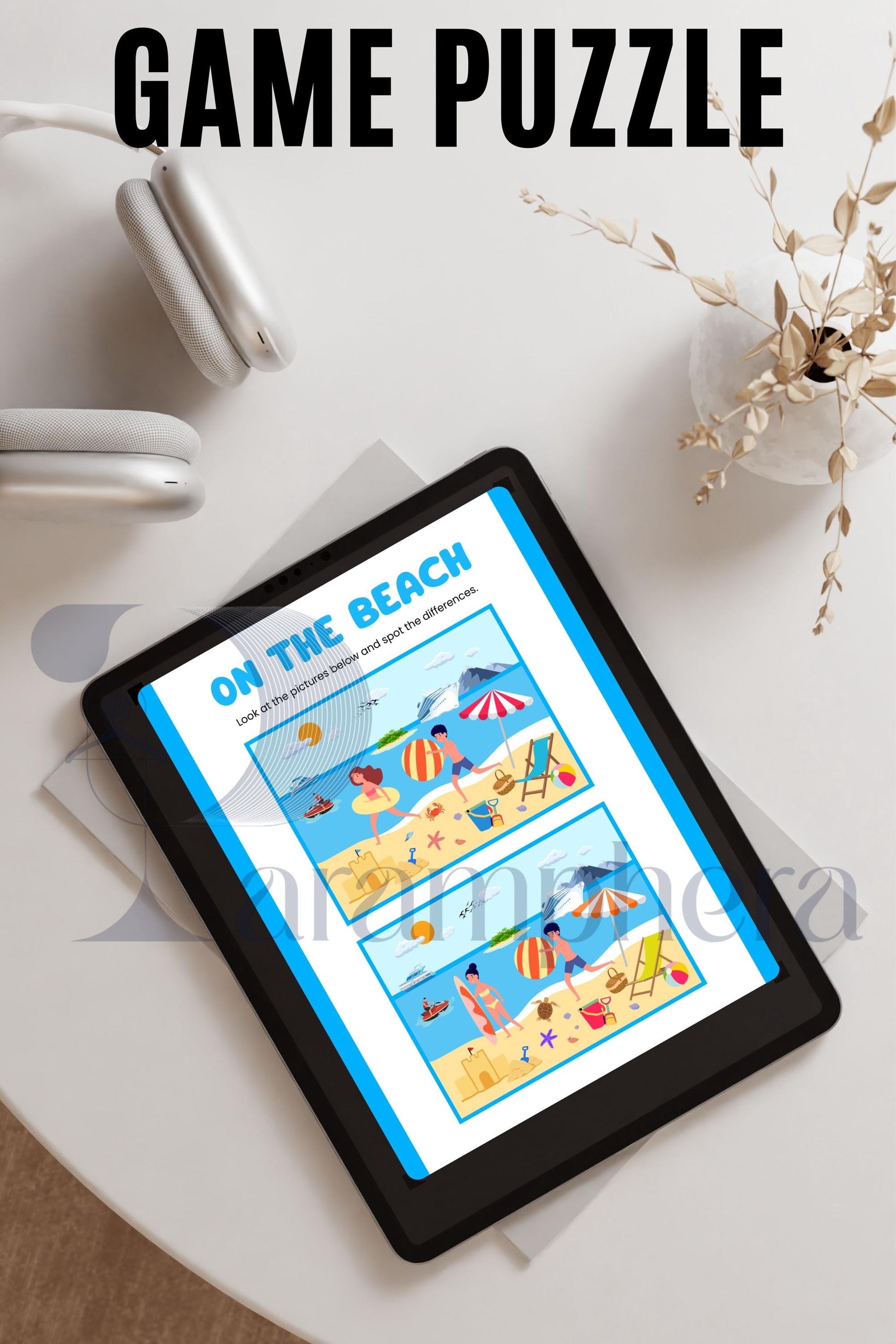 Printable Spot the Difference Puzzle | Escape Room Game for Kids | Birthday Party Activity | Instant Download