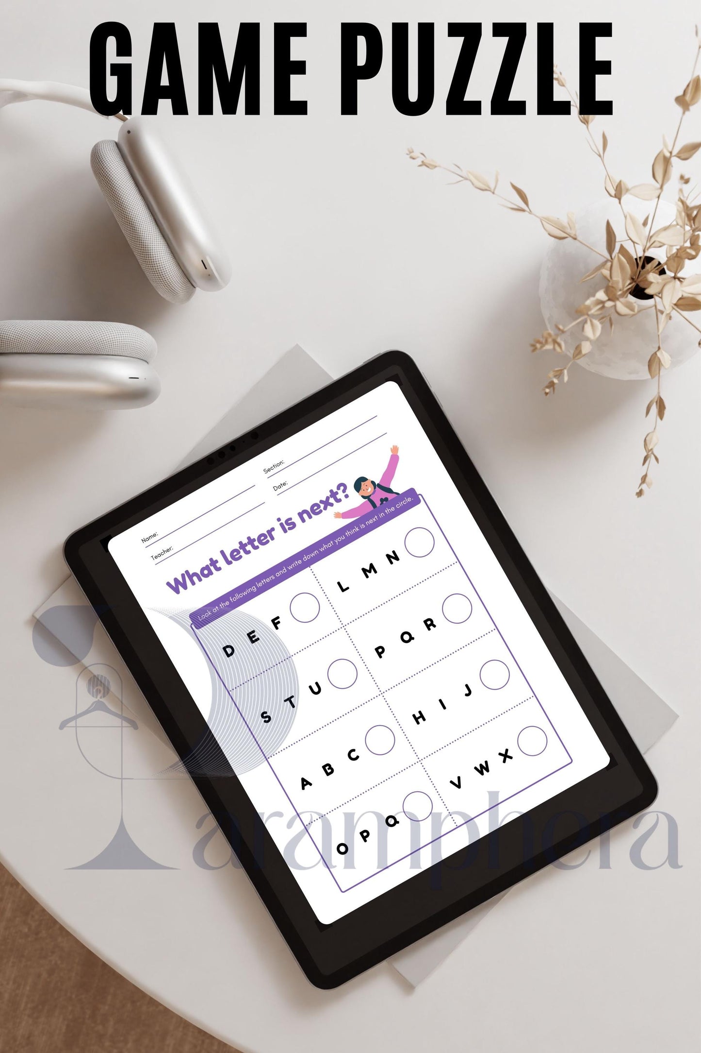 Printable Sequence Puzzle | Escape Room Game for Kids | Birthday Party Educational Activity | Instant Download
