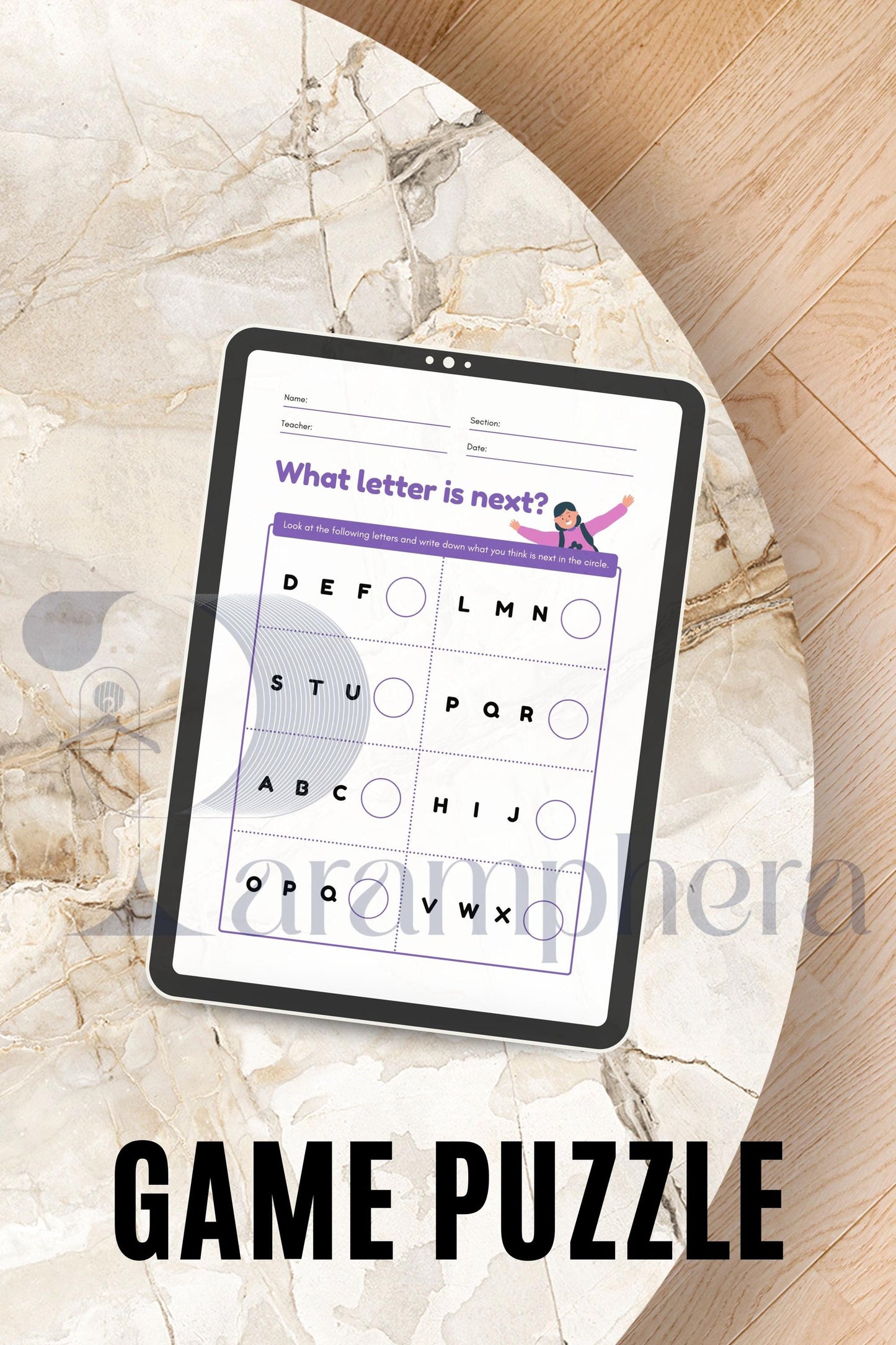 Printable Sequence Puzzle | Escape Room Game for Kids | Birthday Party Educational Activity | Instant Download