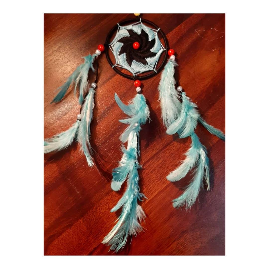 Set of 5 Handmade Dreamcatchers – Boho Wall Hanging Decor, Feather Dream Catcher for Bedroom, Nursery, Meditation, Gift