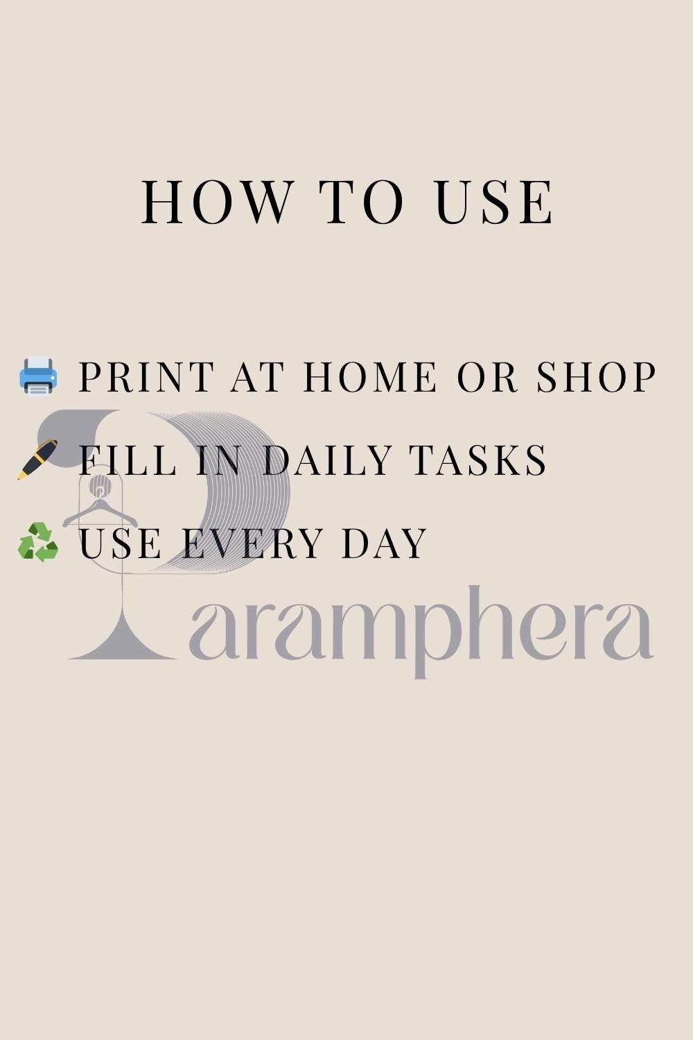 Daily Productivity Planner Printable – A4 & US Letter PDF | To-Do List, Hourly Schedule, Time Management, Instant Download