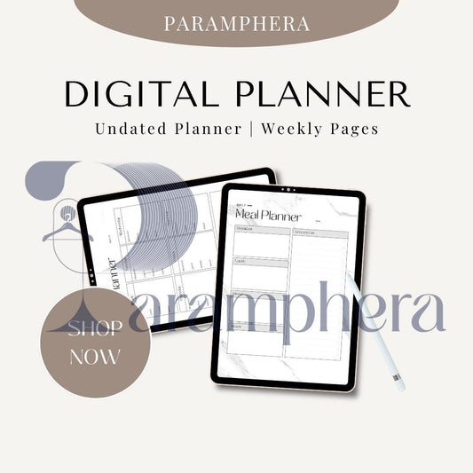 Editable Weekly Meal Planner & Grocery List | Printable PDF nd Canva Template | Kitchen Organization, Healthy Eating Tracker