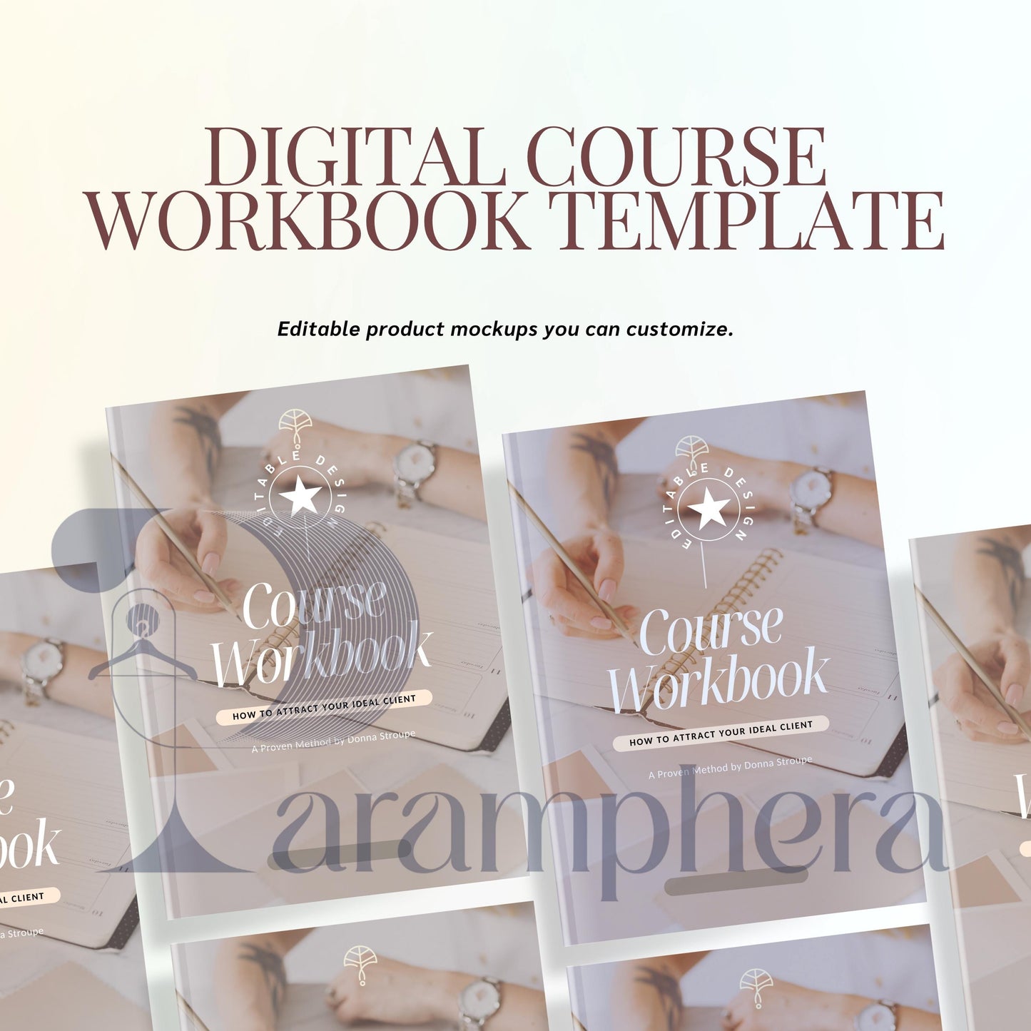 Editable Course Workbook Template Canva | Online Coach Workbook | Digital Course Guide | PDF Printable Workbook