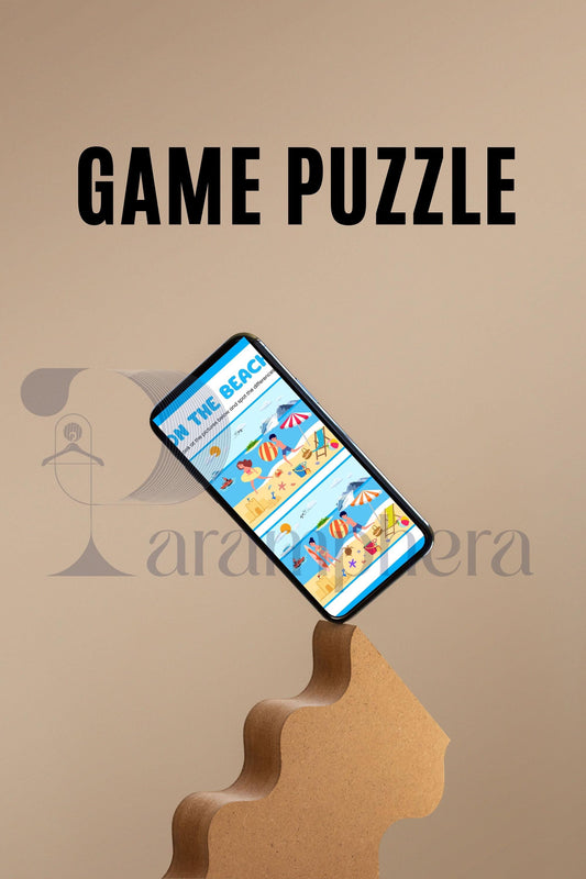 Printable Spot the Difference Puzzle | Escape Room Game for Kids | Birthday Party Activity | Instant Download