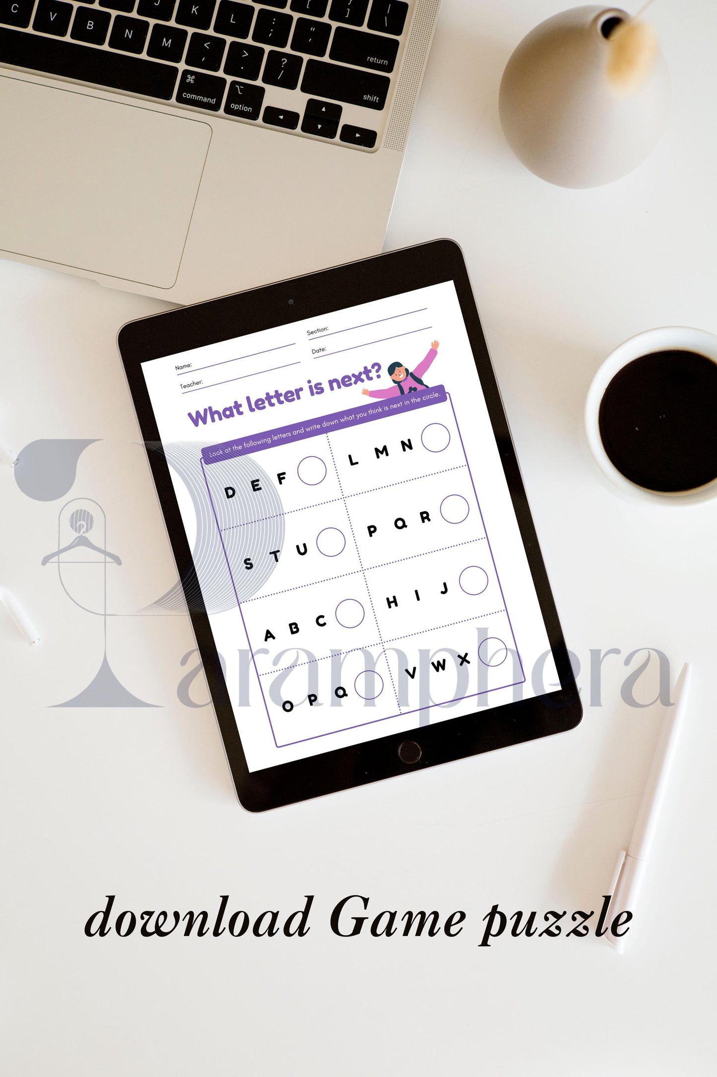 Printable Sequence Puzzle | Escape Room Game for Kids | Birthday Party Educational Activity | Instant Download