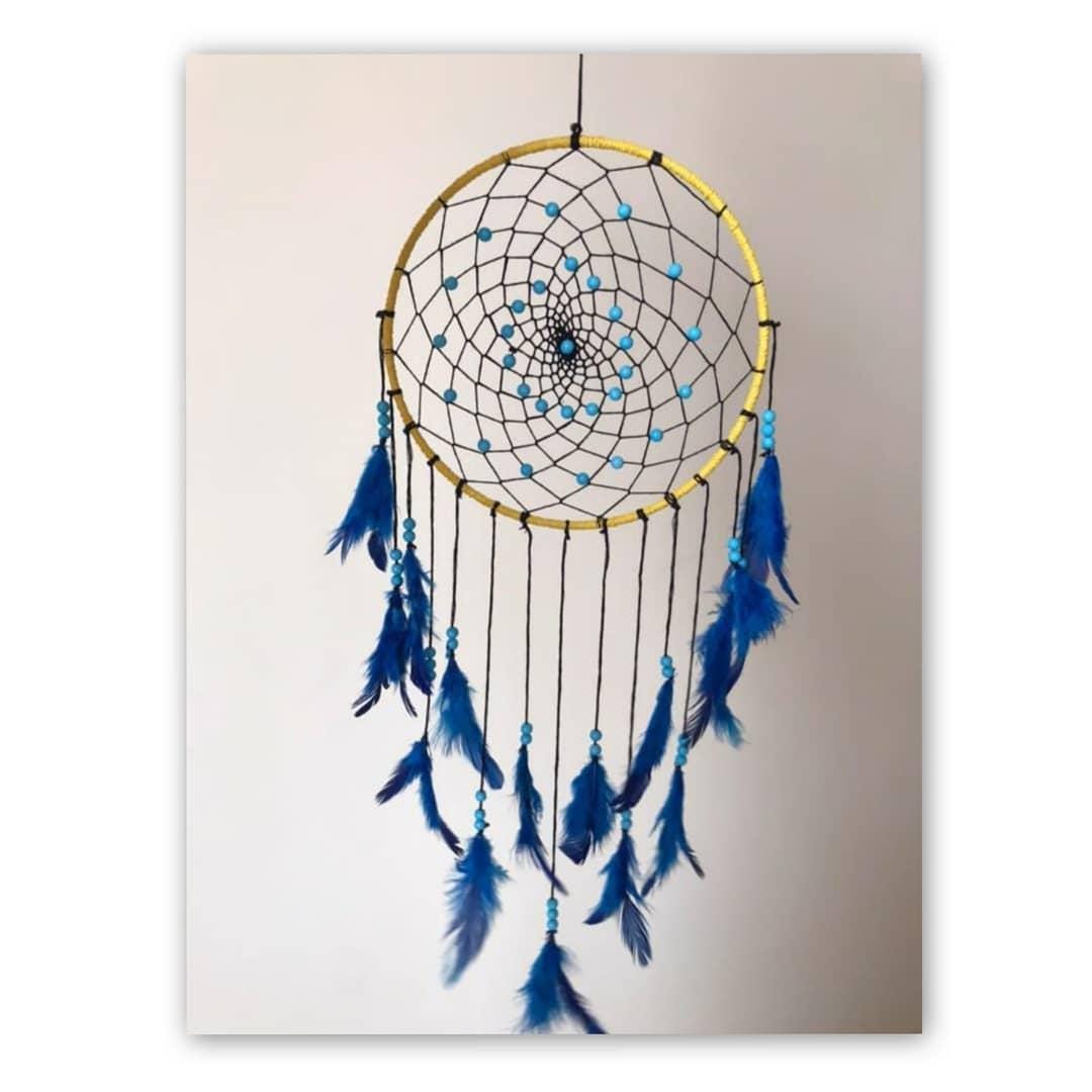 Set of 5 Handmade Dreamcatchers – Boho Wall Hanging Decor, Feather Dream Catcher for Bedroom, Nursery, Meditation, Gift