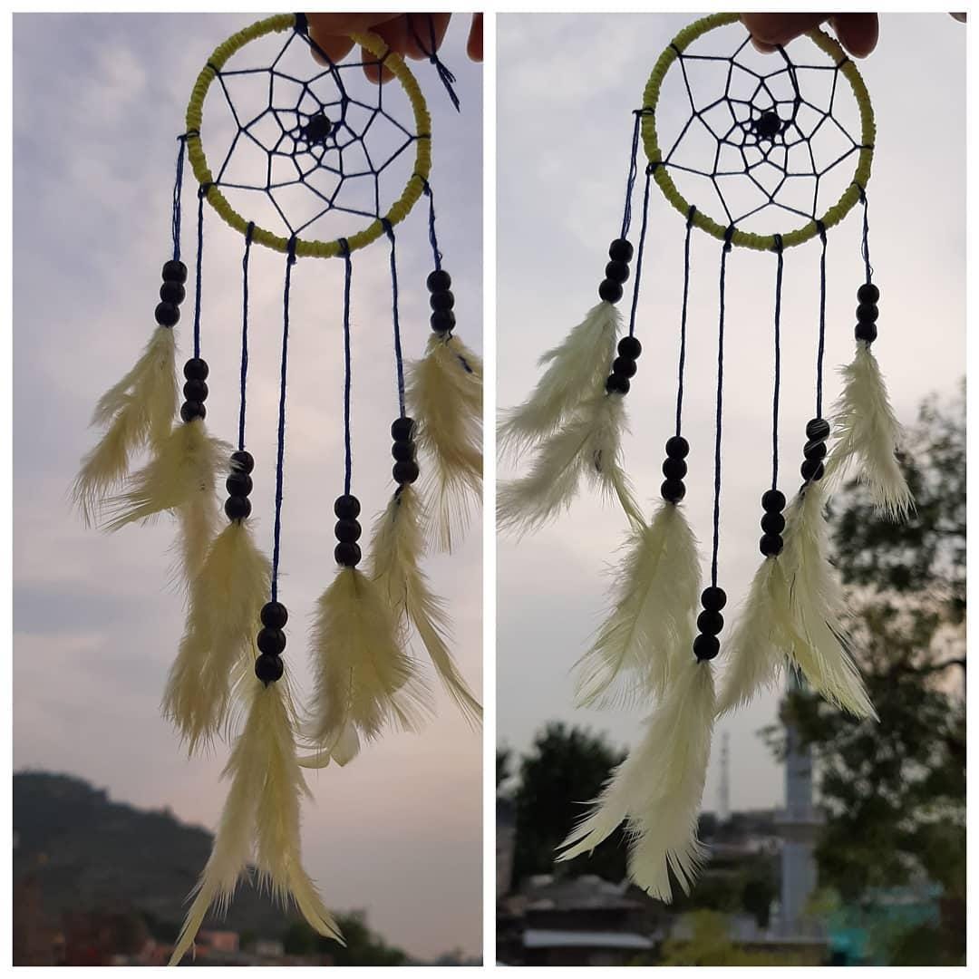Set of 5 Handmade Dreamcatchers – Boho Wall Hanging Decor, Feather Dream Catcher for Bedroom, Nursery, Meditation, Gift